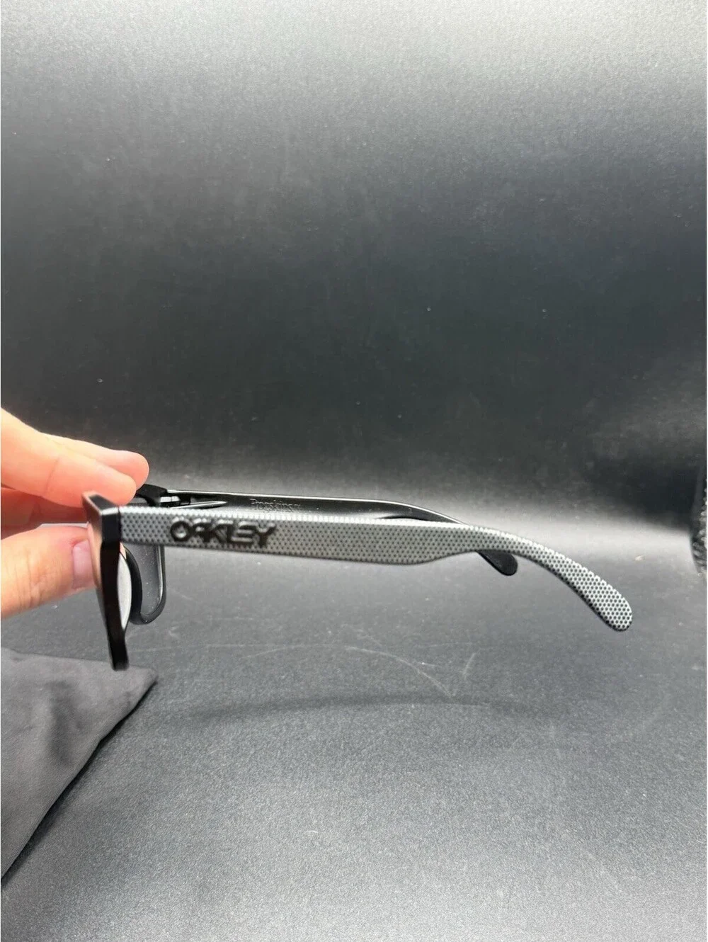 Oakley Frogskin Machinist Matte Black/Chrome Iridium OO9013-78